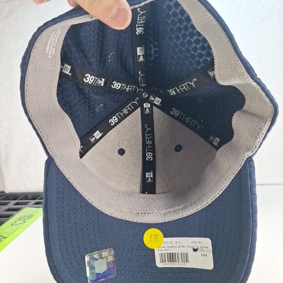 Dallas Cowboys New Era NFL 39THIRTY Hat Cap Size L/XL Blue - Picture 6 of 7